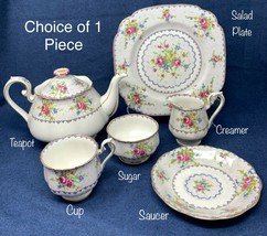 Petit Point China by ROYAL ALBERT * CHOICE OF PIECE * Floral (21-1879K) - $13.29+