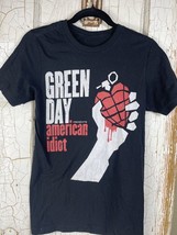 Vintage Green Day American Idiot Cotton Band T-Shirt Black Size Small - $18.50