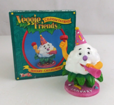 1998 ToyBox Creations Veggie Friends Calendar Figurines January Cauliflower - £15.00 GBP