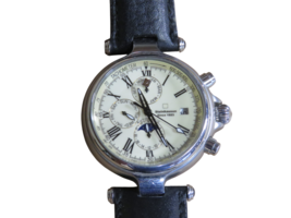 Steinhausen Automatic Moonphase Chronograph Watch Stainless Steel 42mm - $117.86 CAD