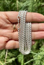 925 silver chain, 26 inch length approx and 31 gram weight approx - $156.79