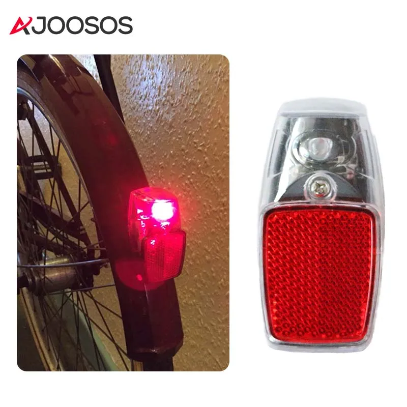 LED Bicycle Rear Light Red Warning Electric Bike Tail Light with Battery... - $11.97+