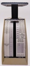 Vintage Pelouze Petite Postal scale Model P-2 Rates Eff. Feb 1991 - £3.91 GBP