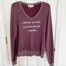 Wildfox Spend All Day Getting Ready Sweatshirt - £44.11 GBP