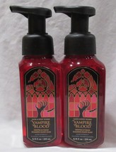 Bath &amp; Body Works Gentle &amp; Clean Foam Hand Soap Set Lot of 2 VAMPIRE BLOOD - £18.80 GBP