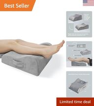 Leg Elevation Pillow, Memory Foam Leg Elevating Support Wedge Pillow for... - $56.34
