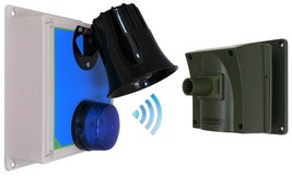 Long Range (800 metre) Wireless Driveway Alarm with Outdoor Loud Siren Receiver - £192.19 GBP
