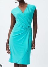 Joseph Ribkoff sleeveless knot dress in Palm Springs - size 2 - £95.84 GBP