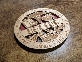 Brand New Professional Hardwood Medal Ornament Coaster - Doctor - FREE S... - $19.99