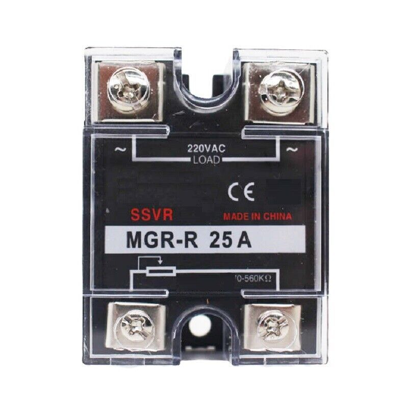 Single-phase for Mager MGR-R 25A SSVR State Solid Voltage 220/380VAC Reg... - $10.56