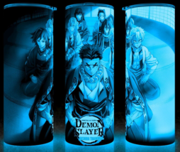 Glow in the Dark Demon Slayer Hashira Training Anime Cup Mug Tumbler 20oz - £17.86 GBP