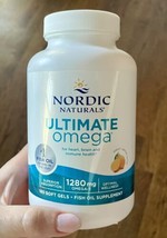 Nordic Naturals ULTIMATE OMEGA  180 Gels Lemon 1280mg Omega Exp 10/25 - $44.41