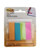 3M Post-It Page Markers Signets 0.5&quot;x1.75&quot; 200/Package-Assorted Colors  - £2.12 GBP