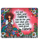 Ask Not What Your Fabric Can Do For You Mouse Pad - £10.35 GBP