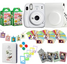 Fujifilm Instax Mini 11 Instant Camera + Fuji Instax Film 40 Shots +, Ice White - £124.69 GBP
