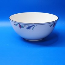 Lenox Chinastone Poppies On Blue 10.5&quot; Pasta/Salad/Vegetable Serving Bowl - Usa - $36.61