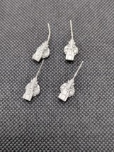 (4) WWII Micro Armour Tank Turret Metal Miniature Bits 1/285 Scale - $148.89 MXN