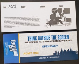 Set of 2 CBS Television City Research Center @ MGM Grand Admission Tickets  - £3.16 GBP