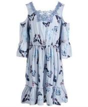 Epic Threads Toddler Girls Butterfly-Print Cold-Shoulder Dress, Size 3T - £15.19 GBP