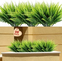 Indoor and Outdoor Decoration of House, Office, Garden (Green-8 Persian Ferns) - £22.71 GBP