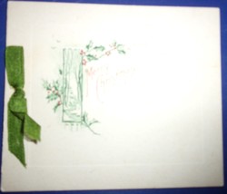 Vintage Christmas Card Booklet 1921 - $5.46 CAD