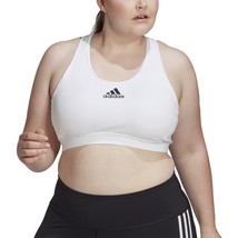 MSRP $35 adidas womens Dont Rest Alphaskin Padded Bra White Size 2X - £9.39 GBP