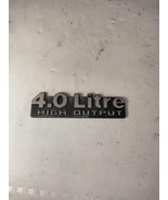 1991 to 1996 Jeep Cherokee 4.0 Litre High Output Emblem Hatch Badge OEM - $315.59 MXN