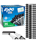 Dry Erase Markers Chisel Tip Black Low-Odor Perfect for Whiteboards Non-... - $33.70