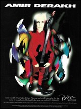 Amir Derakh (Orgy band) 1998 Parker Fly Guitar advertisement 8 x 11 ad p... - £3.38 GBP