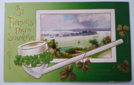 St Patricks Day Postcard Pipe Haulbouline Queenstown Ireland John Winsch... - £17.51 GBP