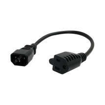 Startech.Com PAC100 Ac Power Extension Cord 1FT (0.3M) 18AWG Power Supply Extens - £23.88 GBP