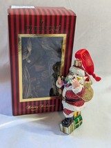 Waterford Holiday Heirlooms Trim The Tree Santa Blown Glass Christmas Ornament - $24.99