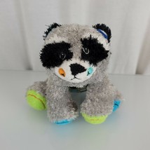 Mary Meyer Stuffed Plush Raccoon Blue Green Orange Black Gray Beanbag Small Toy - £46.97 GBP