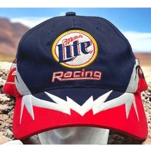 Miller Lite Hat Racing NASCAR Rusty Wallace 2 Penske Racing Strapback 90s Chase - £13.40 GBP