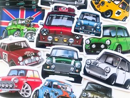 Classic Rover Austin MINI cooper British Classic legend Sports Cars vinyl decal - £7.47 GBP