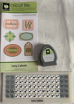 Cricut Lacy Labels cartridge set - $20.28