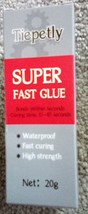 Glass Glue, CA Super Glue for Plastic, Crazy Glue Clear, Instant Strong Glue ... - £14.69 GBP