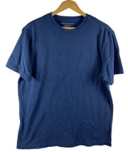 American Eagle Super Soft T Shirt Medium Standard Fit Navy Blue Mens Y2K... - £25.44 GBP