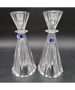 Two (2) Marquis by Waterford Omnia Crystal Candle Holders Candlesticks 7... - $659.52 MXN