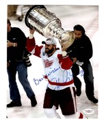 Tomas Holmstrom Signed 8x10 Photo JSA Red Wings - £46.70 GBP