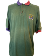 Oak Hill Ryder Cup 1995 Cutter &amp; Buck Golf Shirt Men&#39;s Large Green - $9.49