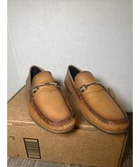 Marc Joseph New York Mens Sz 9.5 Tan Leather Loafers SlipOn Shoes 6120 T... - $54.69 CAD