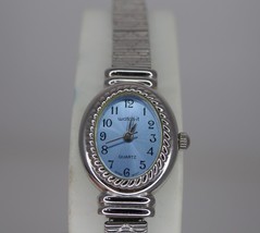 Advance Watch-It Silvertone Stretch Band Women&#39;s Quartz Watch UNTESTED - £9.73 GBP