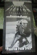 Vintage Science Fiction B Movie Double Feature VHS Phantom Space Phantom... - £7.45 GBP