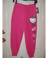 Hello Kitty Pink Sweat Pants Size Large Girl&#39;s NEW - $524.58 MXN