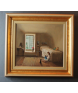 DEBORAH JONES original art . Oil painting. 20th C - $298.05