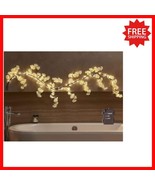 All-Weather 6FT Cherry Blossom Garland with 96 LED Lights - Indoor/Outdo... - $79.87 CAD