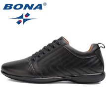 BONA New Classics Style Men Casual Shoes Lace Up Breathable Men Shoes Light Soft - £45.29 GBP