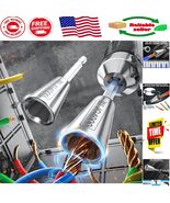 Durable Stainless Steel Wire Nut Twister Tool - Quick 6MM Hex Drill Acce... - $350.07 MXN