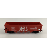 Bachman Train Car M.StL Gravel Hopper HO Scale 541085 Red Open Quad Vintage - $26.95 CAD